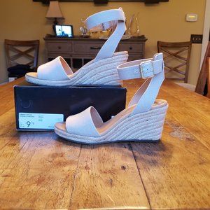 J.Crew Canvas Espadrille Wedges